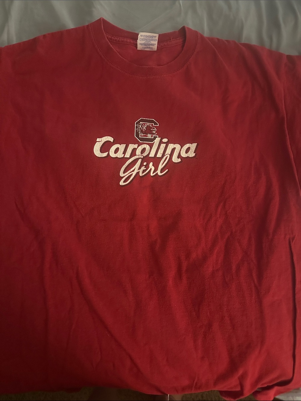 Red "Carolina Girl" Short Sleeve Tee